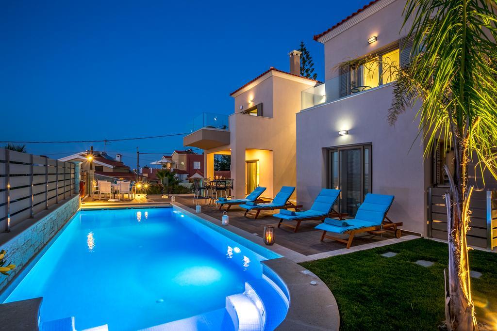 Superior Villa Marina Mare Sauna Hammam Nea Kydonia Zewnętrze zdjęcie