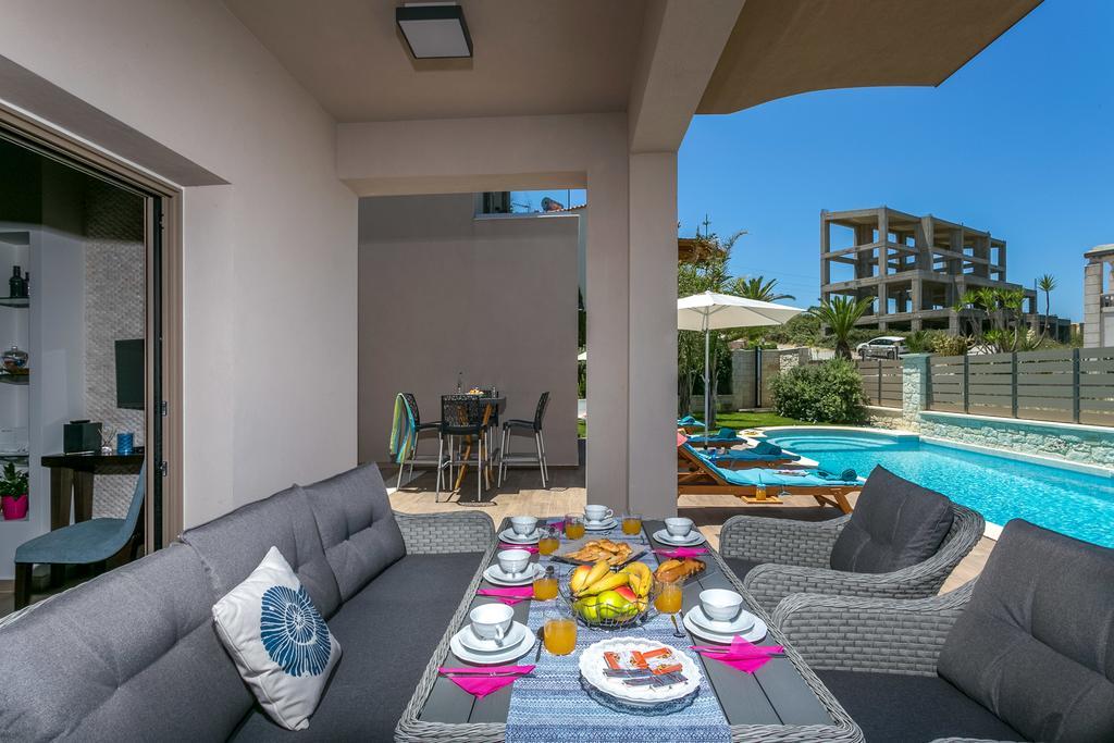 Superior Villa Marina Mare Sauna Hammam Nea Kydonia Zewnętrze zdjęcie